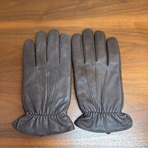 Thinsulate Insulation 40 Gram Men’s Sz XL Gloves Brown Leather Fleece Lined